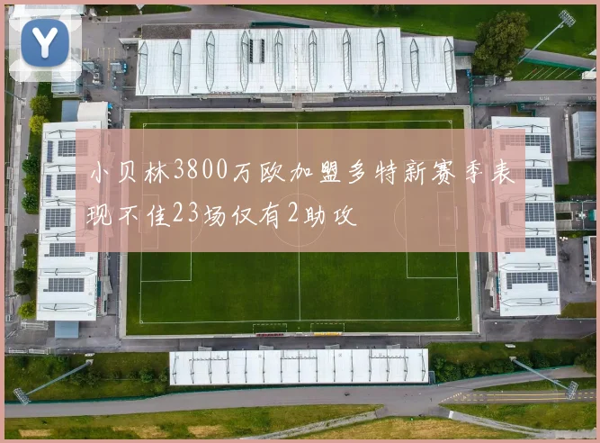 小贝林3800万欧加盟多特新赛季表现不佳23场仅有2助攻